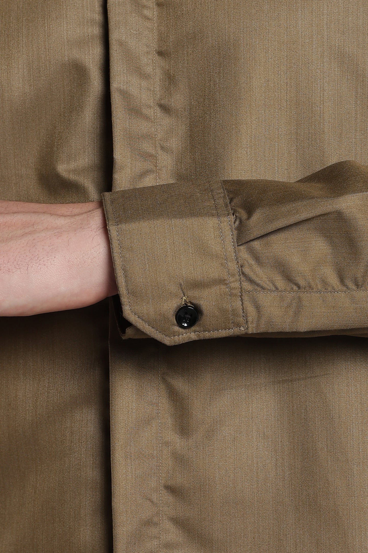 Olive Brown Classic Veil Shirt