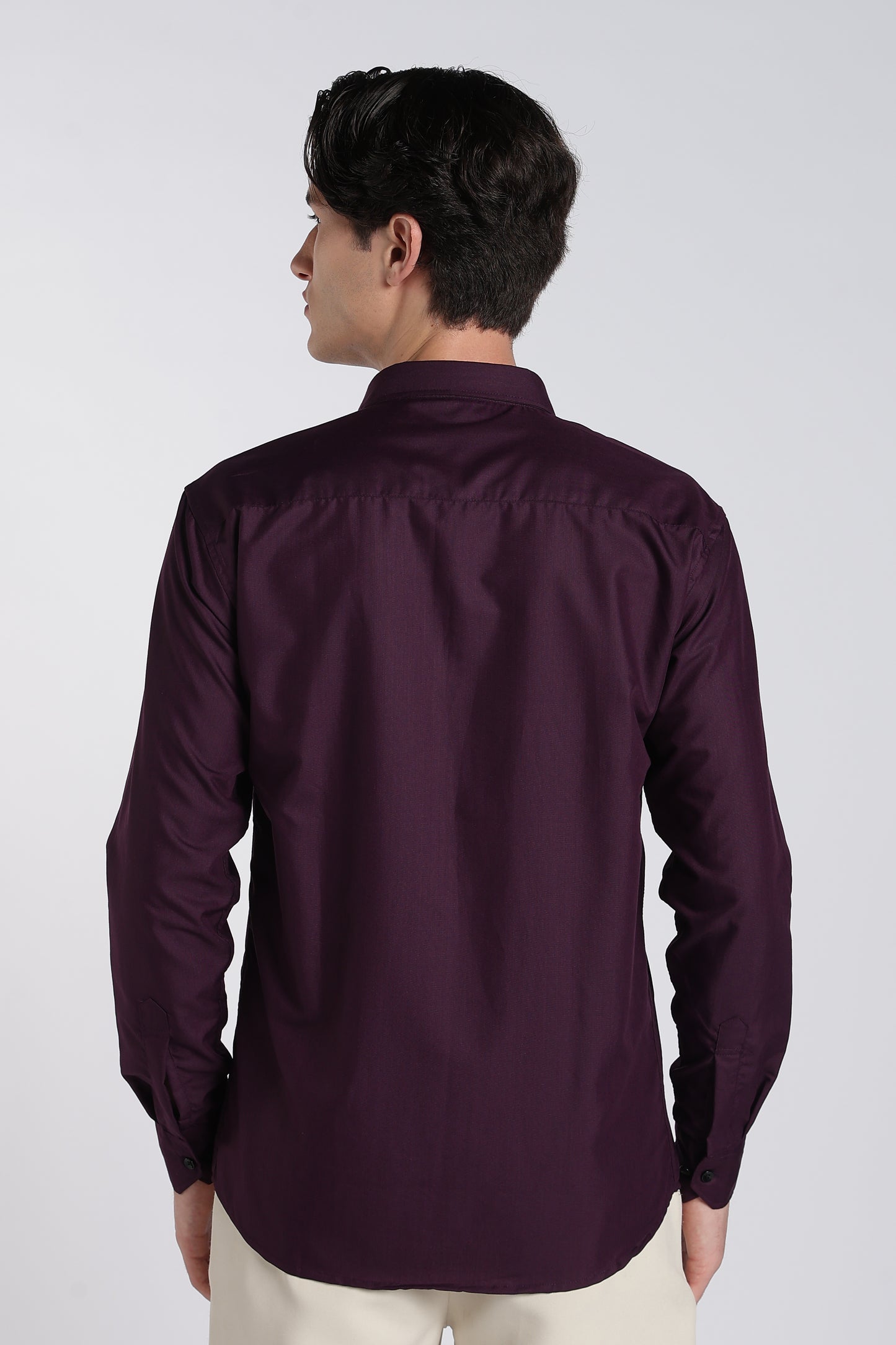 Plum Violet Classic Veil Shirt