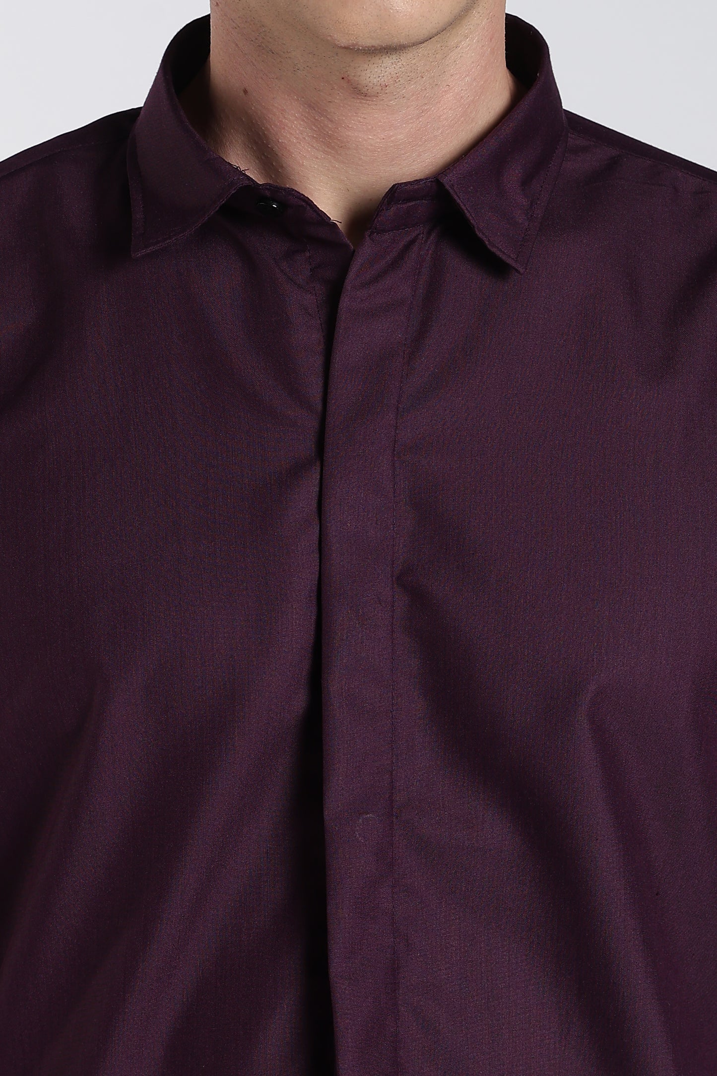 Plum Violet Classic Veil Shirt