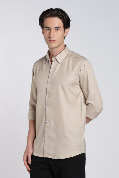 Dune Sandal Heritage Linen Blend Shirt