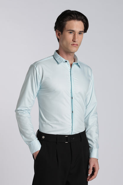 Ice Blue Classic Veil Shirt