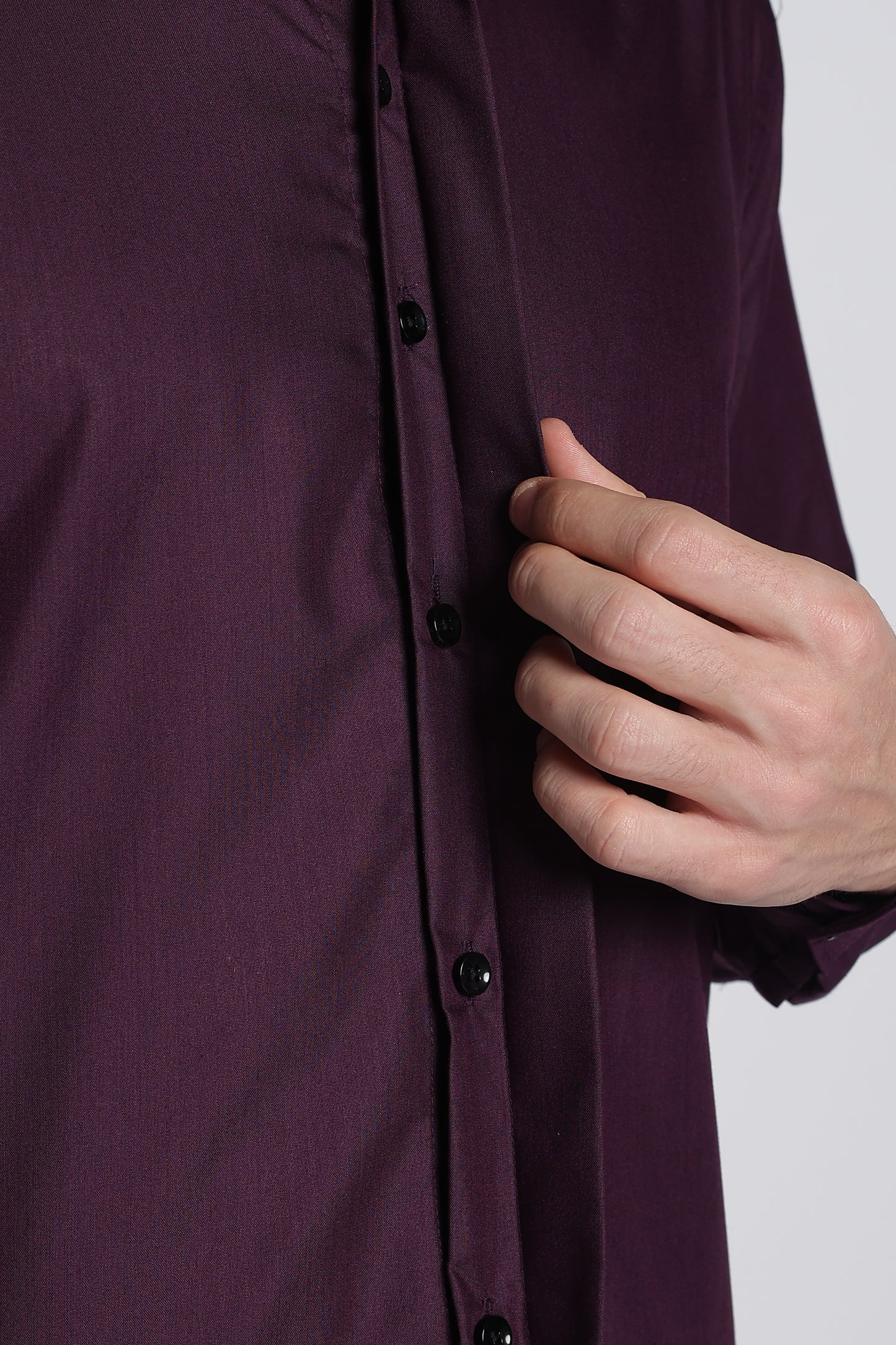 Plum Violet Classic Veil Shirt