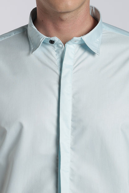 Ice Blue Classic Veil Shirt