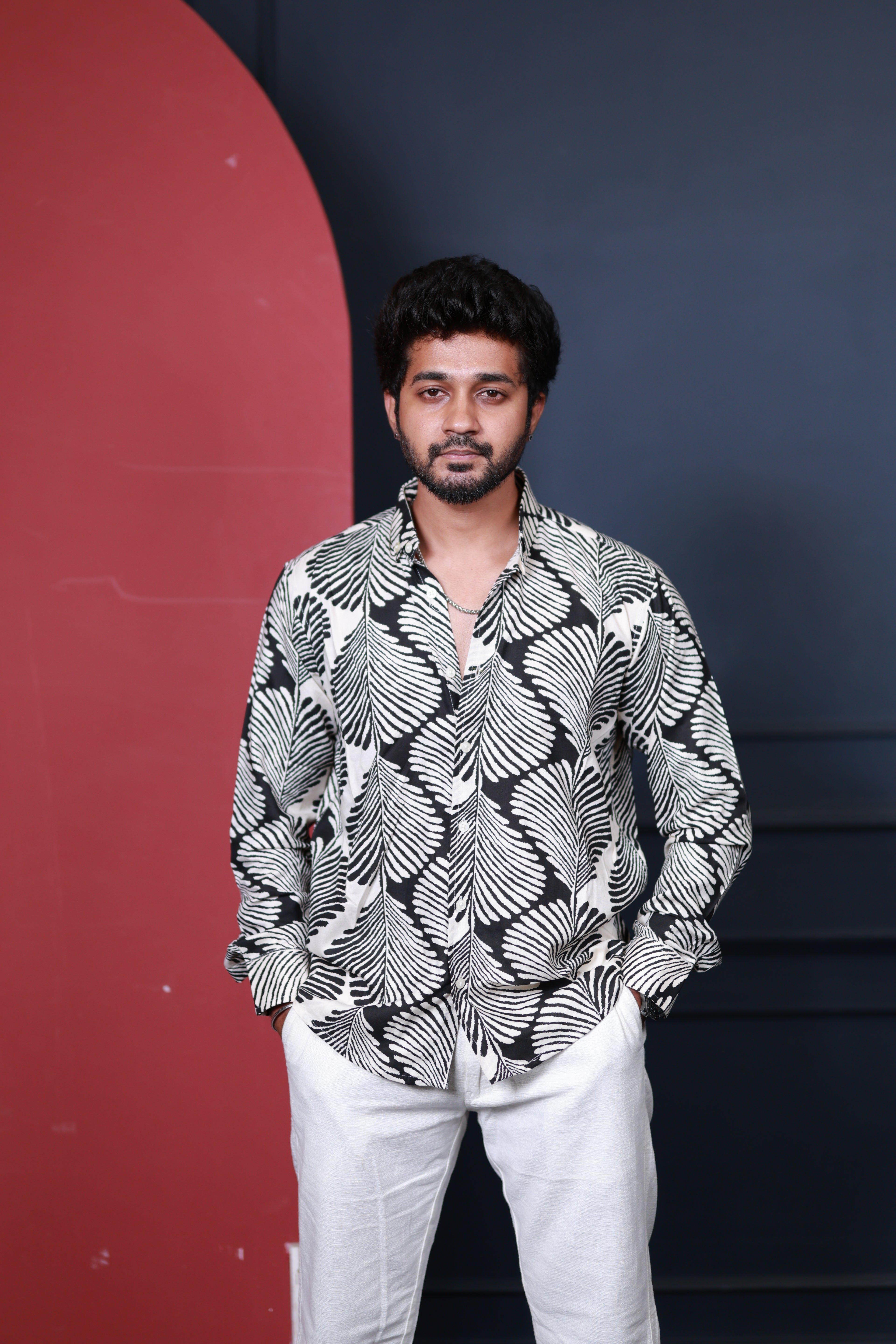 Shadow Fern Abstract Printed Shirt