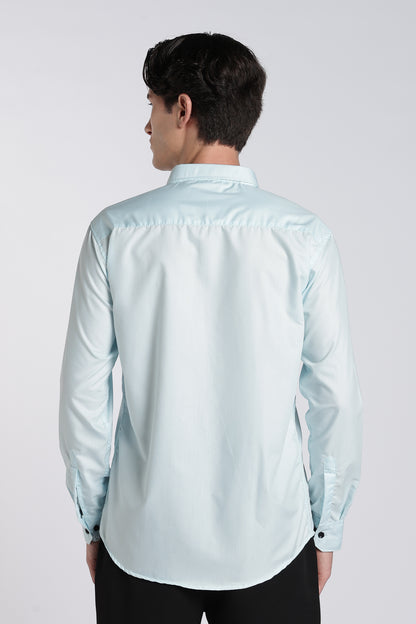 Ice Blue Classic Veil Shirt