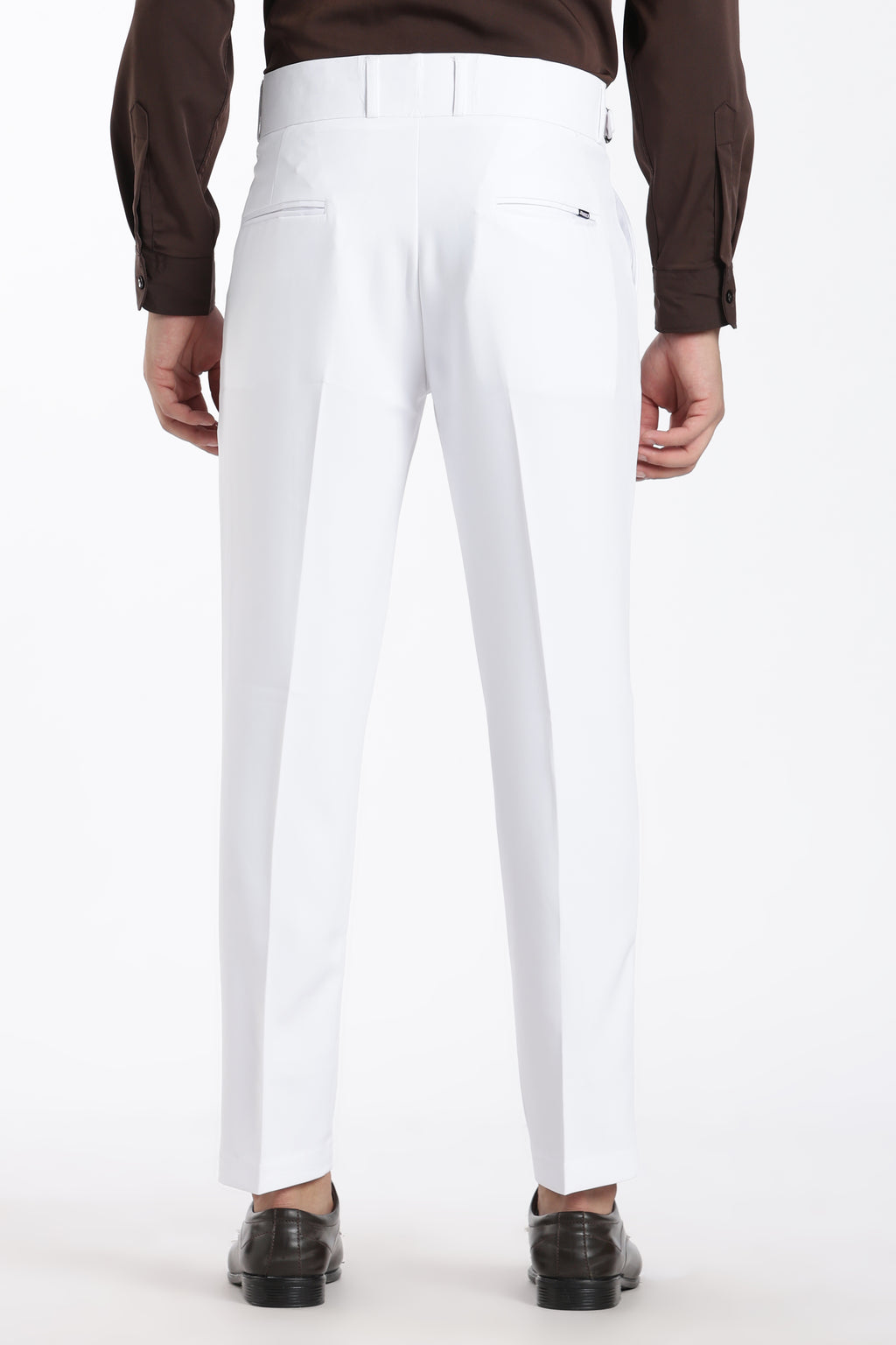 White Vintage Gurkha Pants