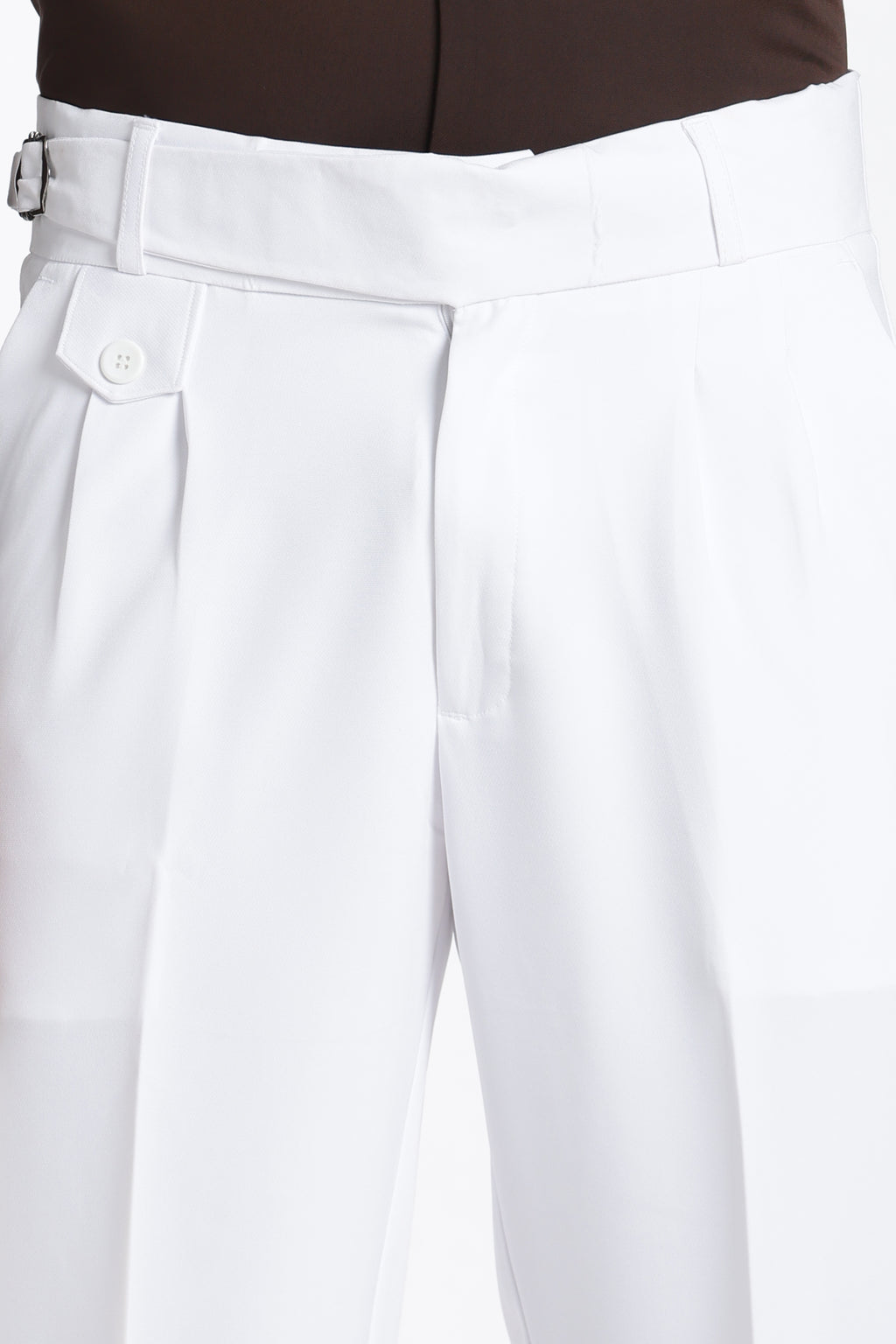 White Vintage Gurkha Pants