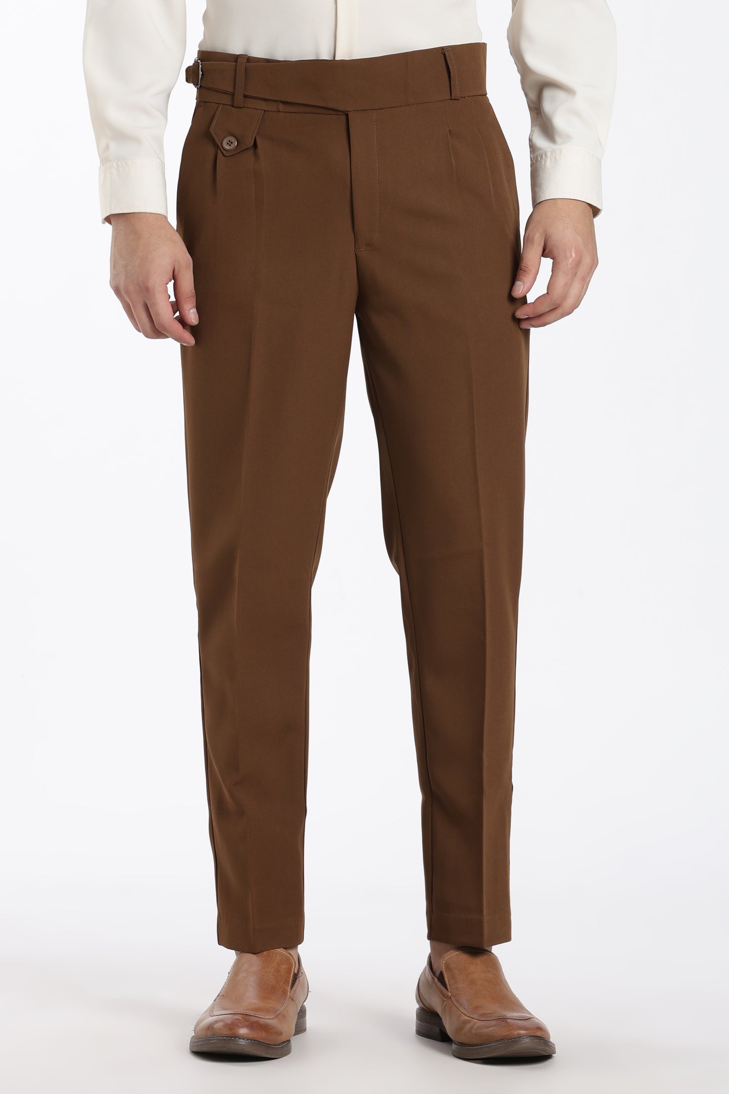 Brown Vintage Gurkha Pants