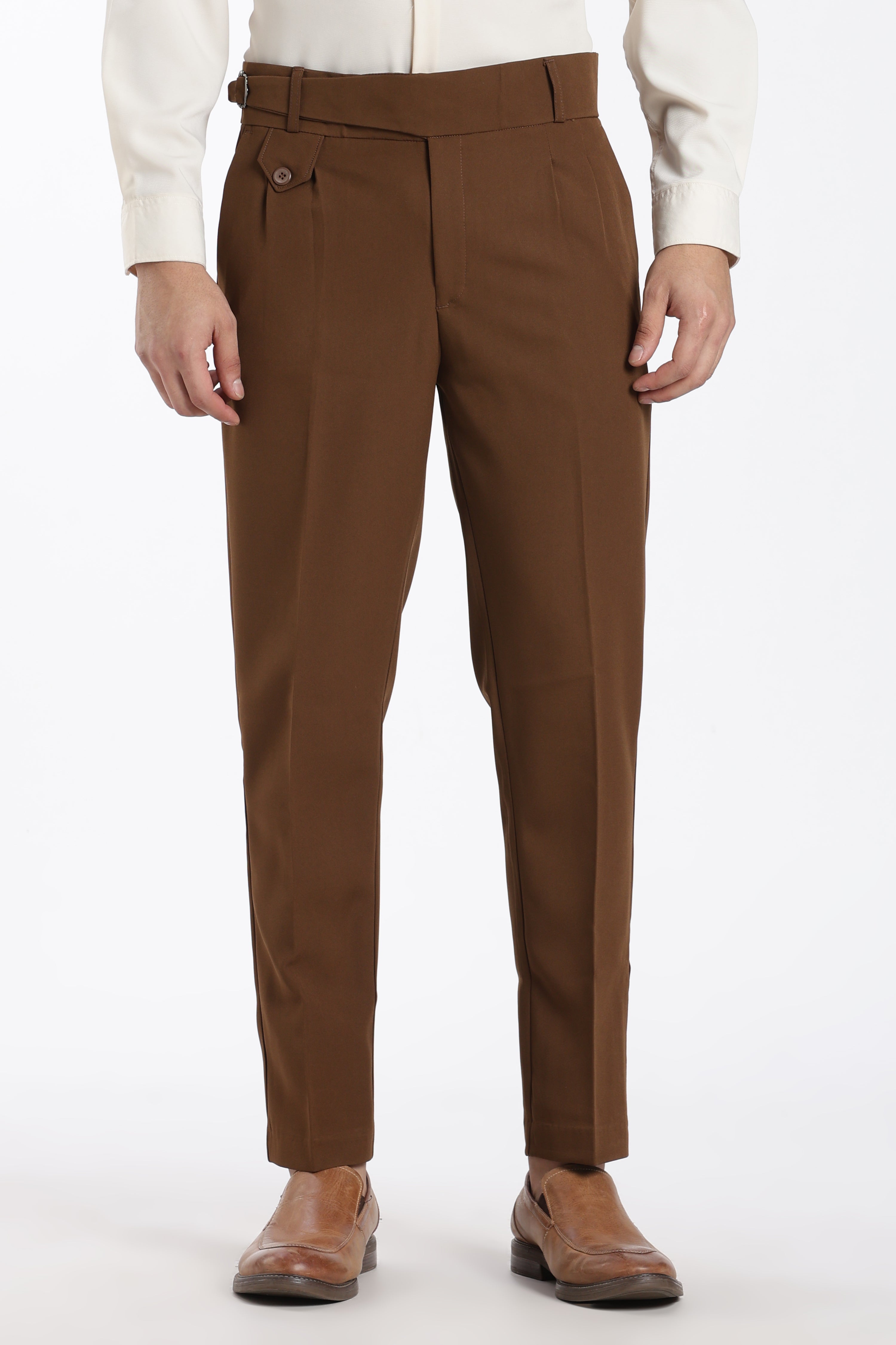 Brown Vintage Gurkha Pants