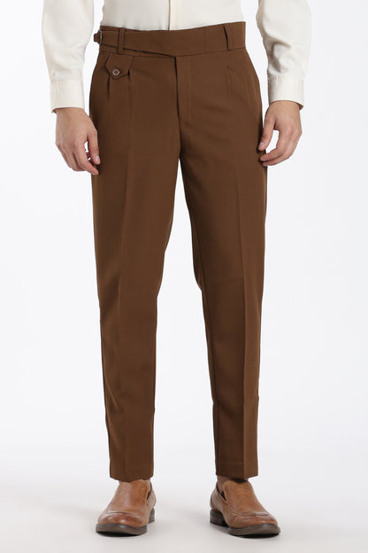 Brown Vintage Gurkha Pants