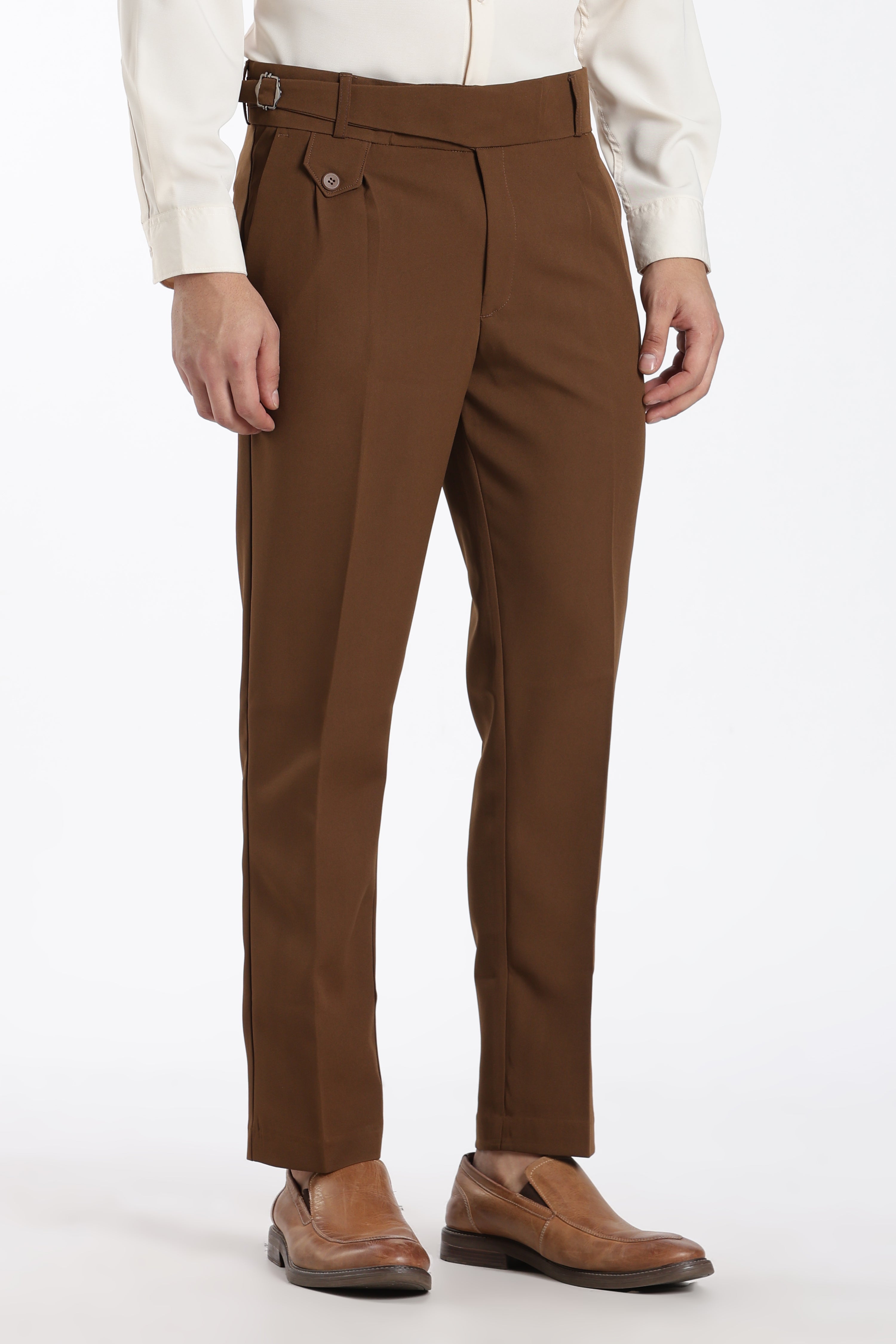 Brown Vintage Gurkha Pants
