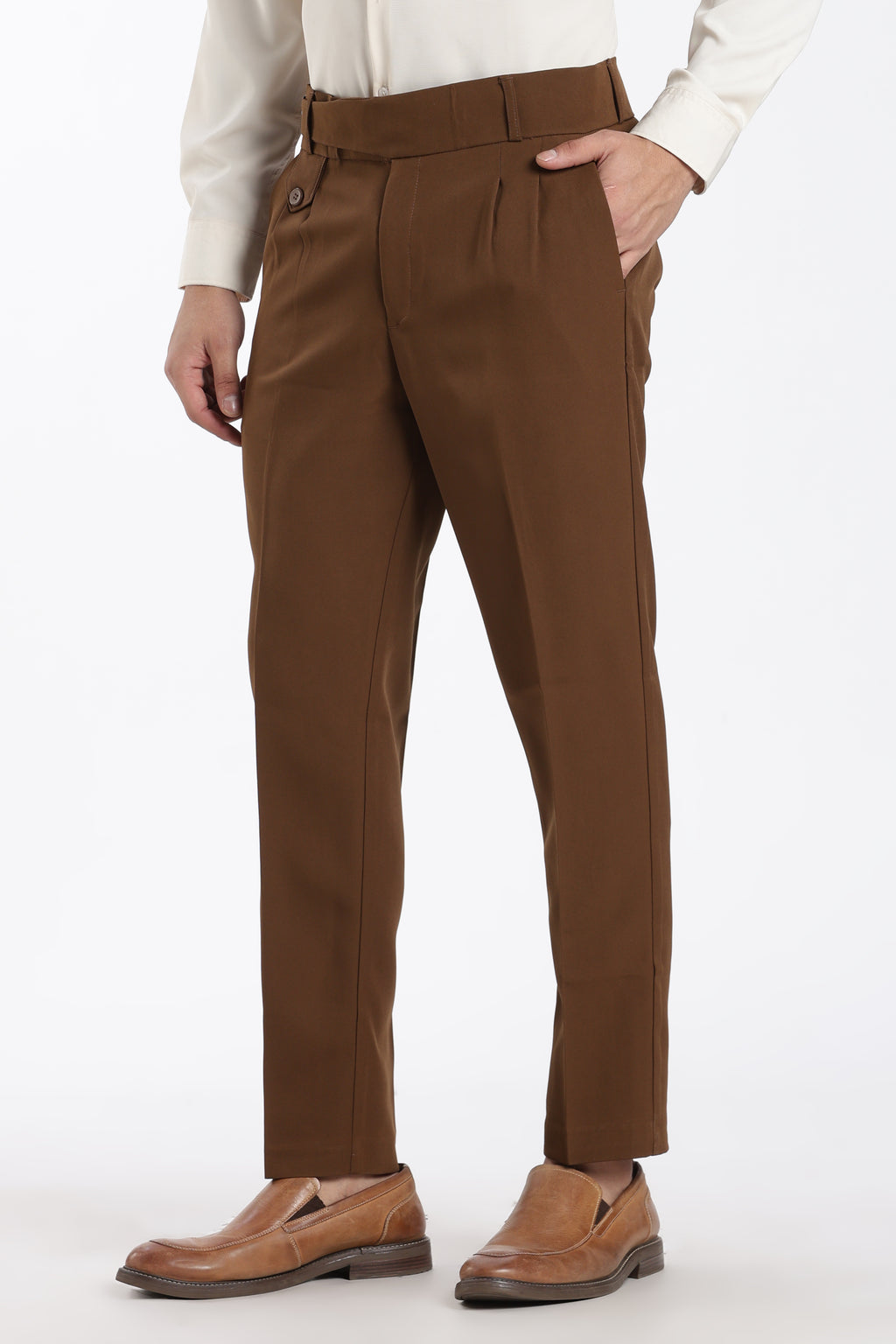 Brown Vintage Gurkha Pants