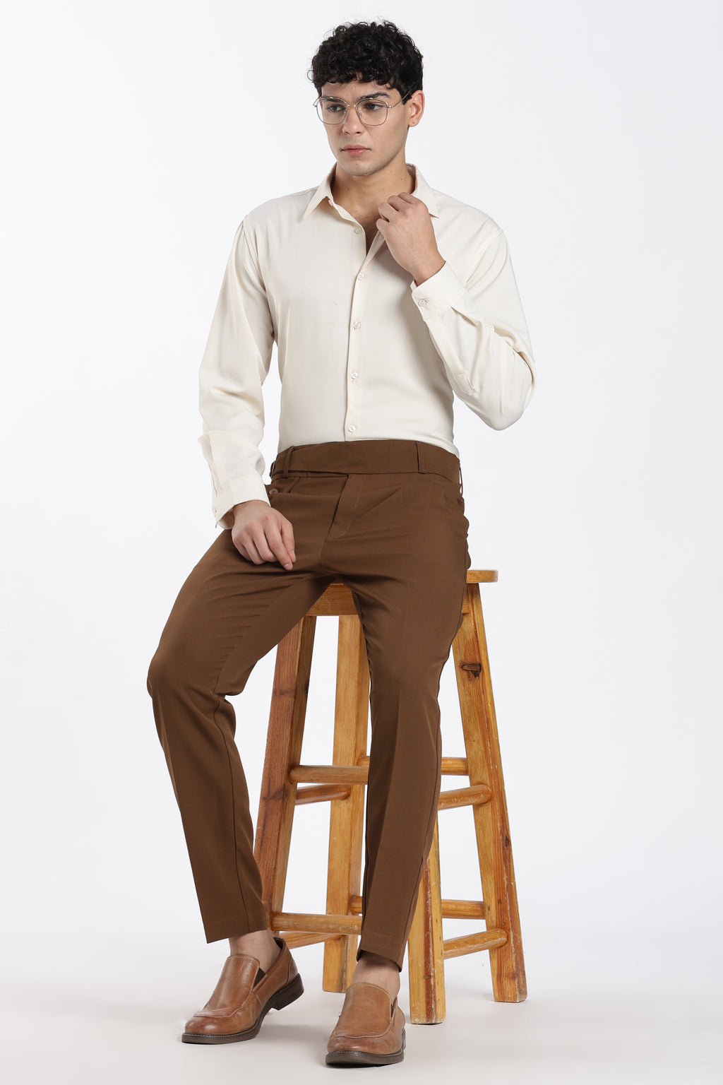 Brown Vintage Gurkha Pants