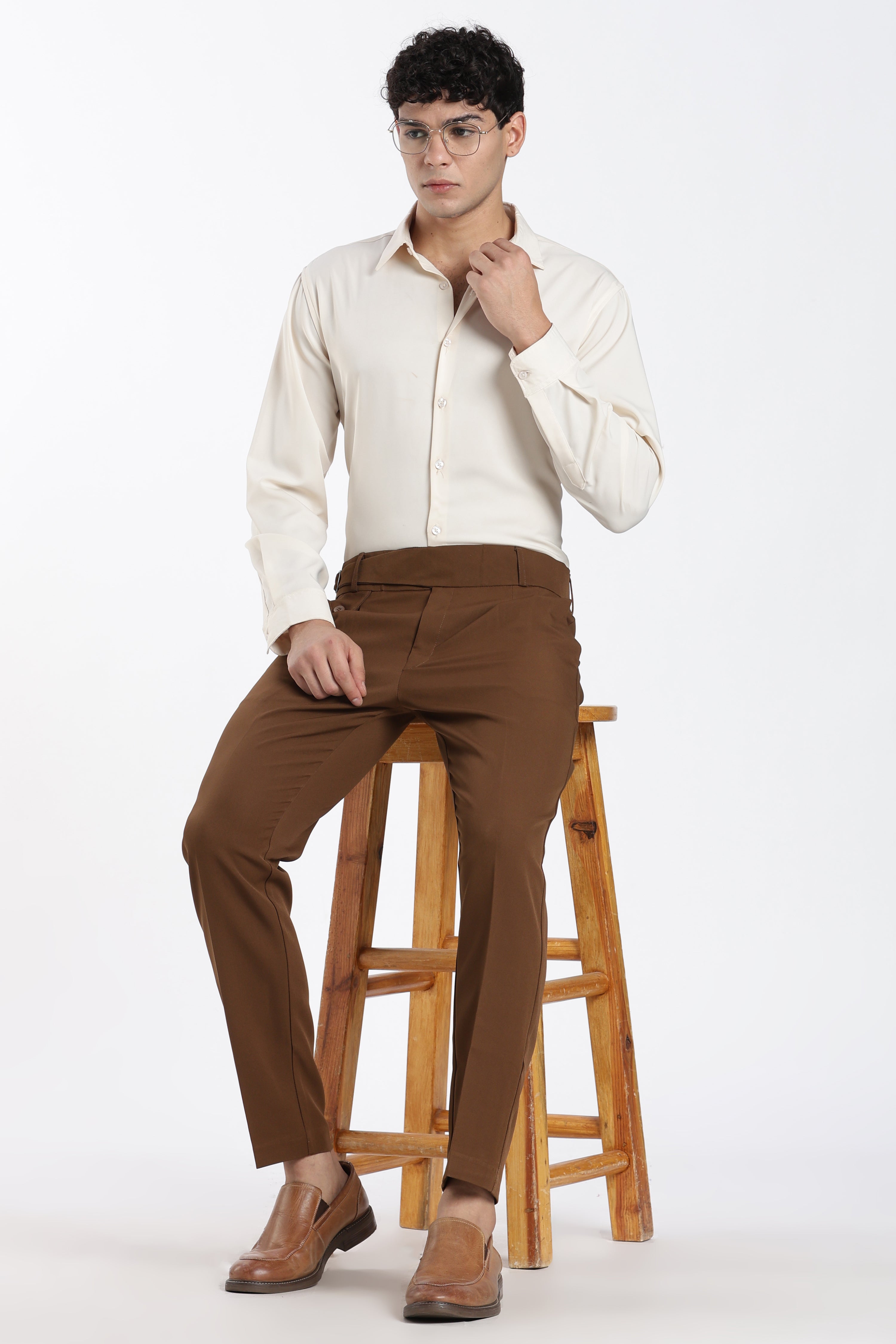 Brown Vintage Gurkha Pants