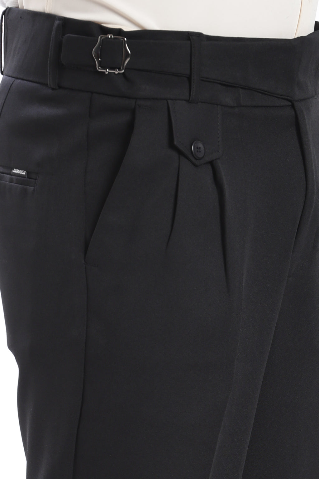 Black Vintage Gurkha Pants