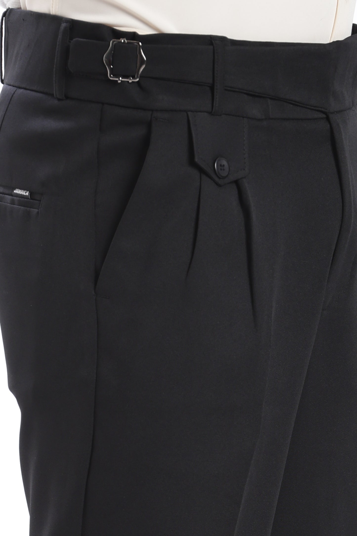 Black Vintage Gurkha Pants