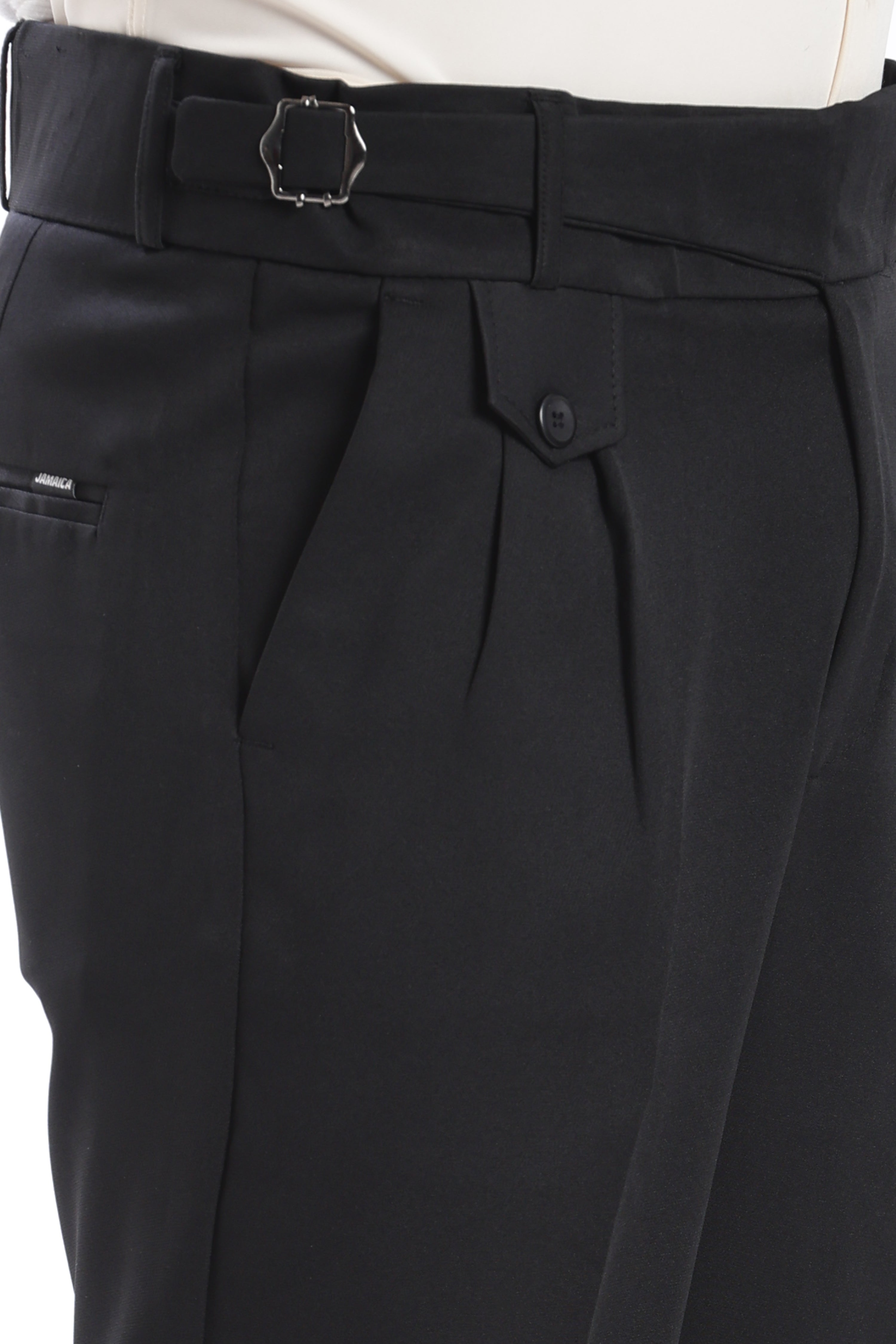 Black Vintage Gurkha Pants