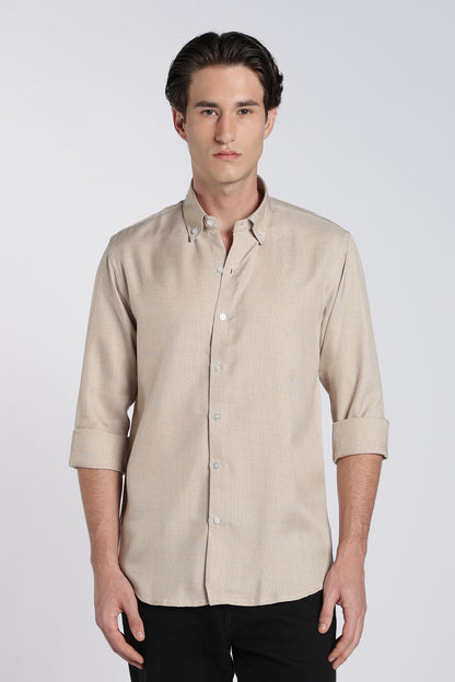 Dune Sandal Heritage Linen Blend Shirt