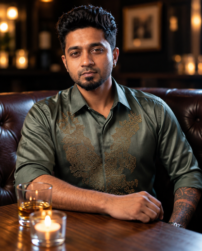 Fern Green Apex Designer Shirt
