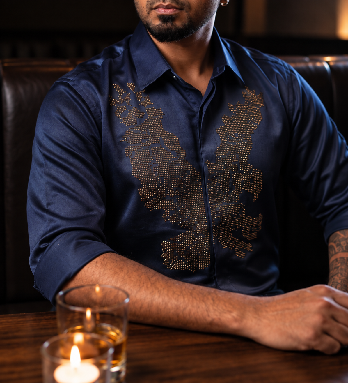 Midnight blue Apex Designer Shirt