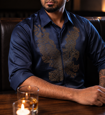 Midnight blue Apex Designer Shirt