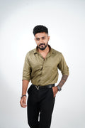 Olive Brown Classic Veil Shirt