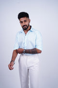 Ice Blue Classic Veil Shirt