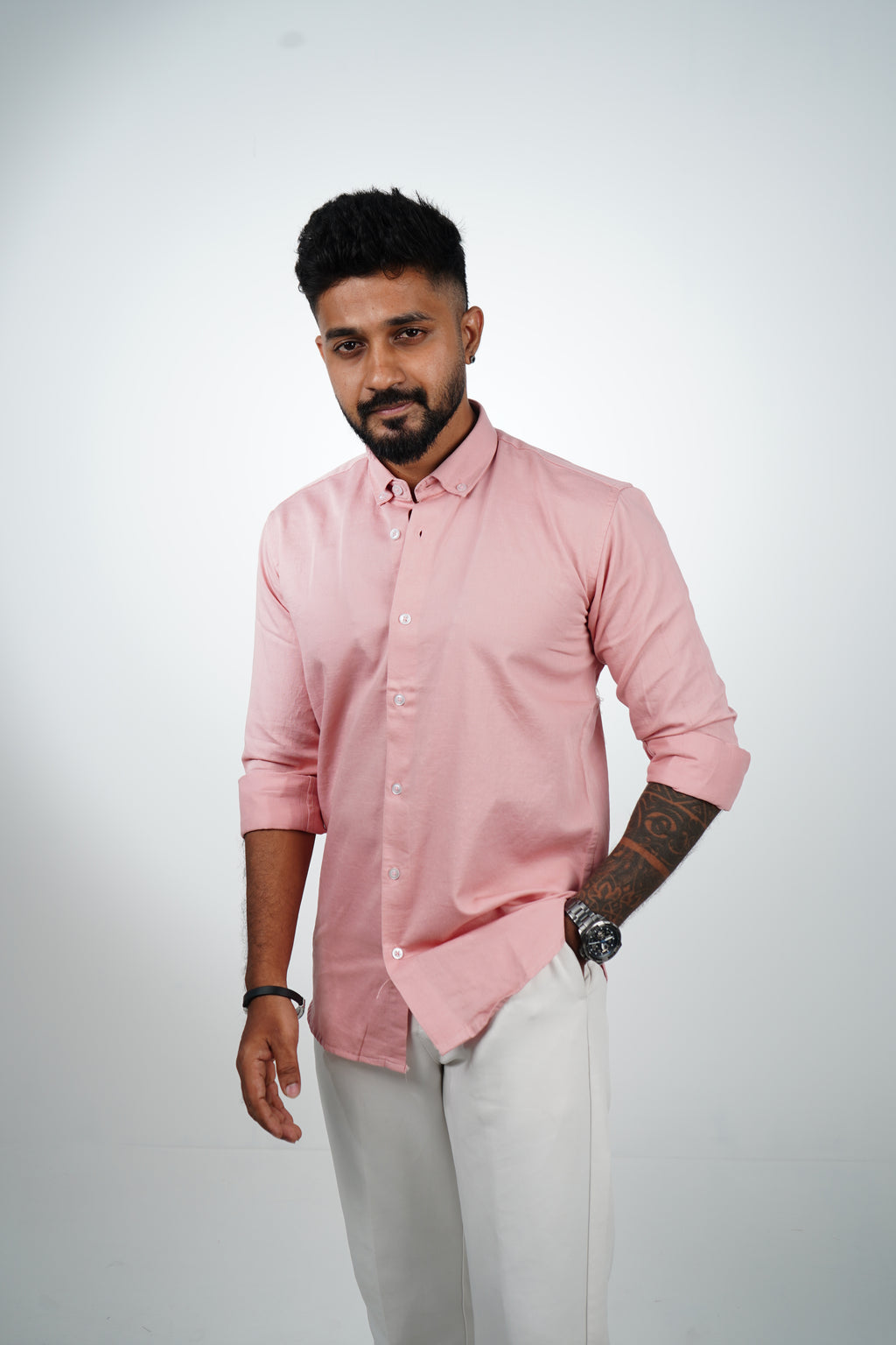 Desert Rose Vintage Linen Blend Shirt