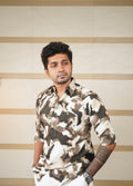 Ash Dune Retro Printed Shirt