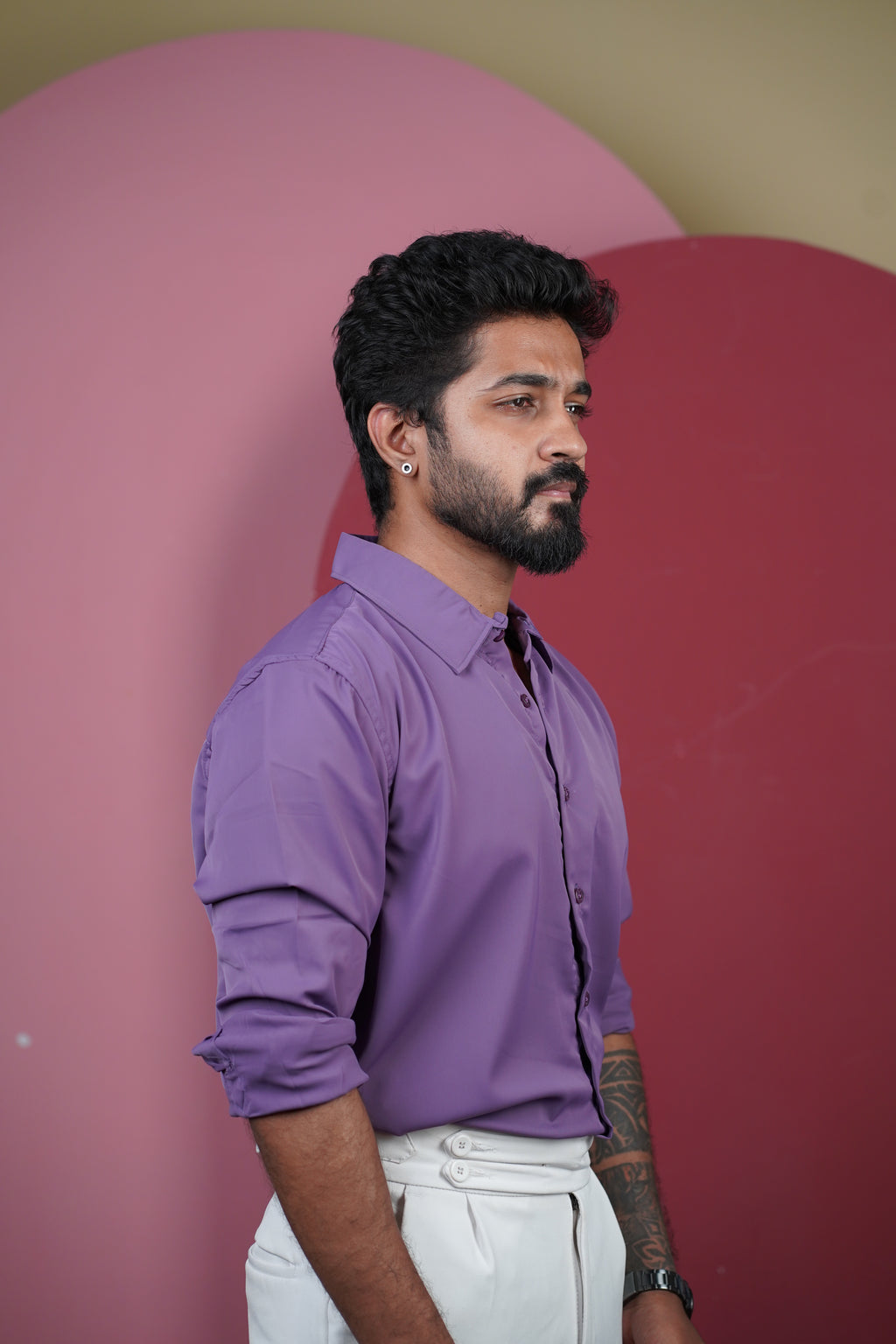 Mist Violet Wrinkle-X-Shirt