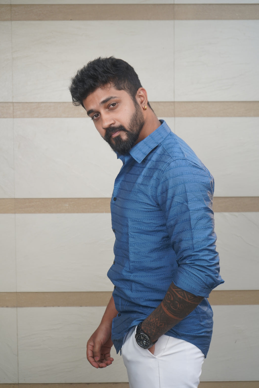 Blue Horizon Weave Shirt