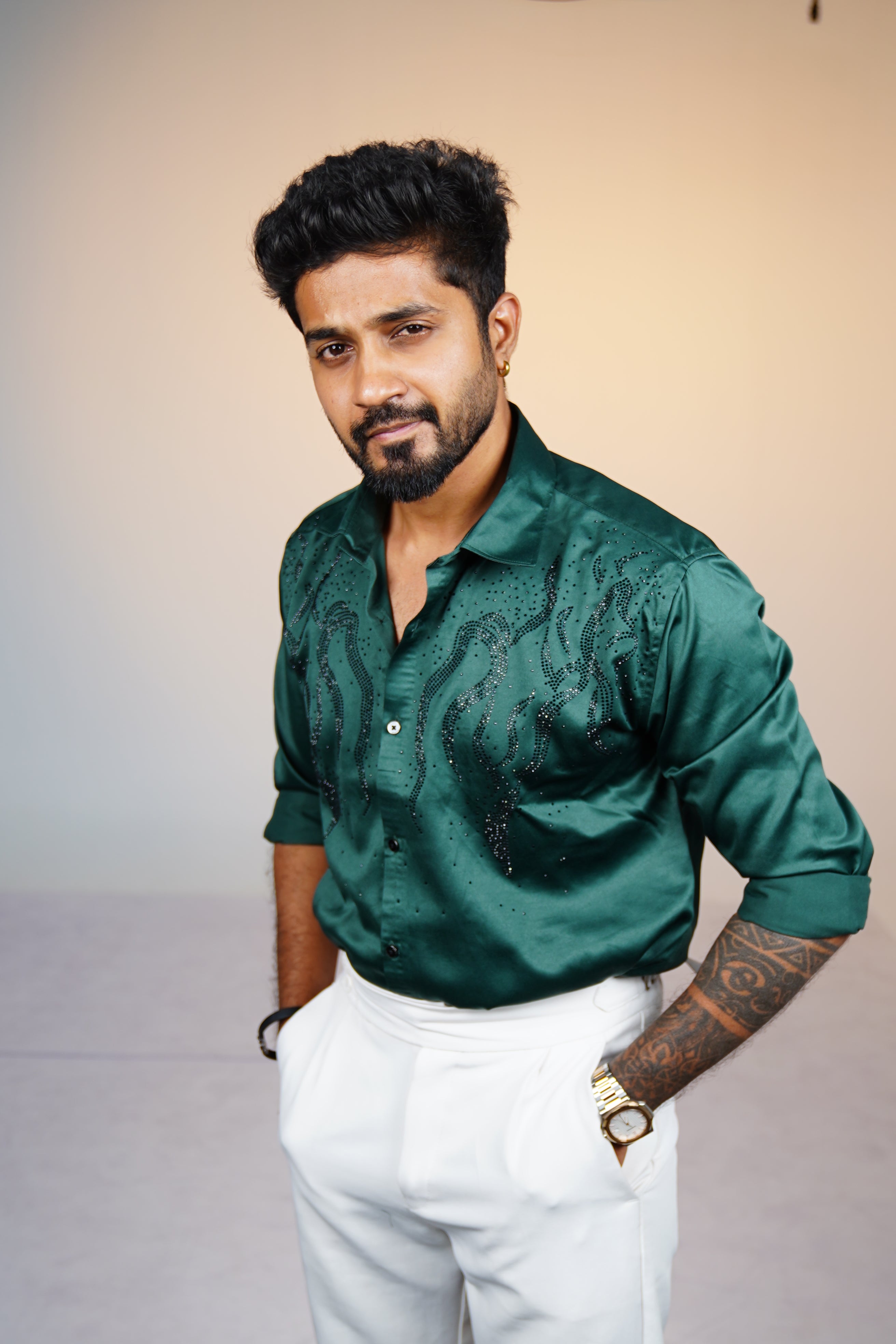 Pine Green Classic Stone Shirt