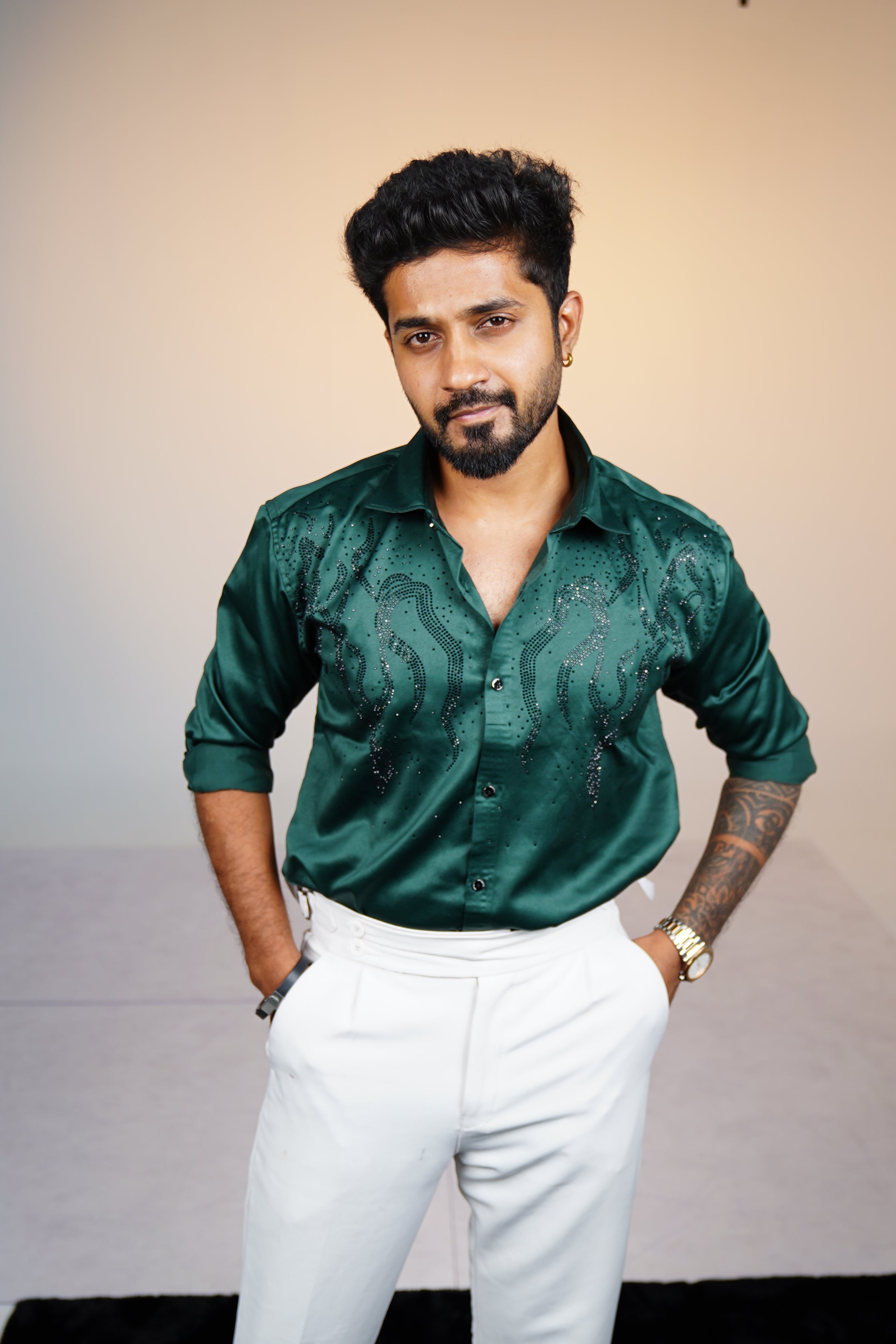 Pine Green Classic Stone Shirt