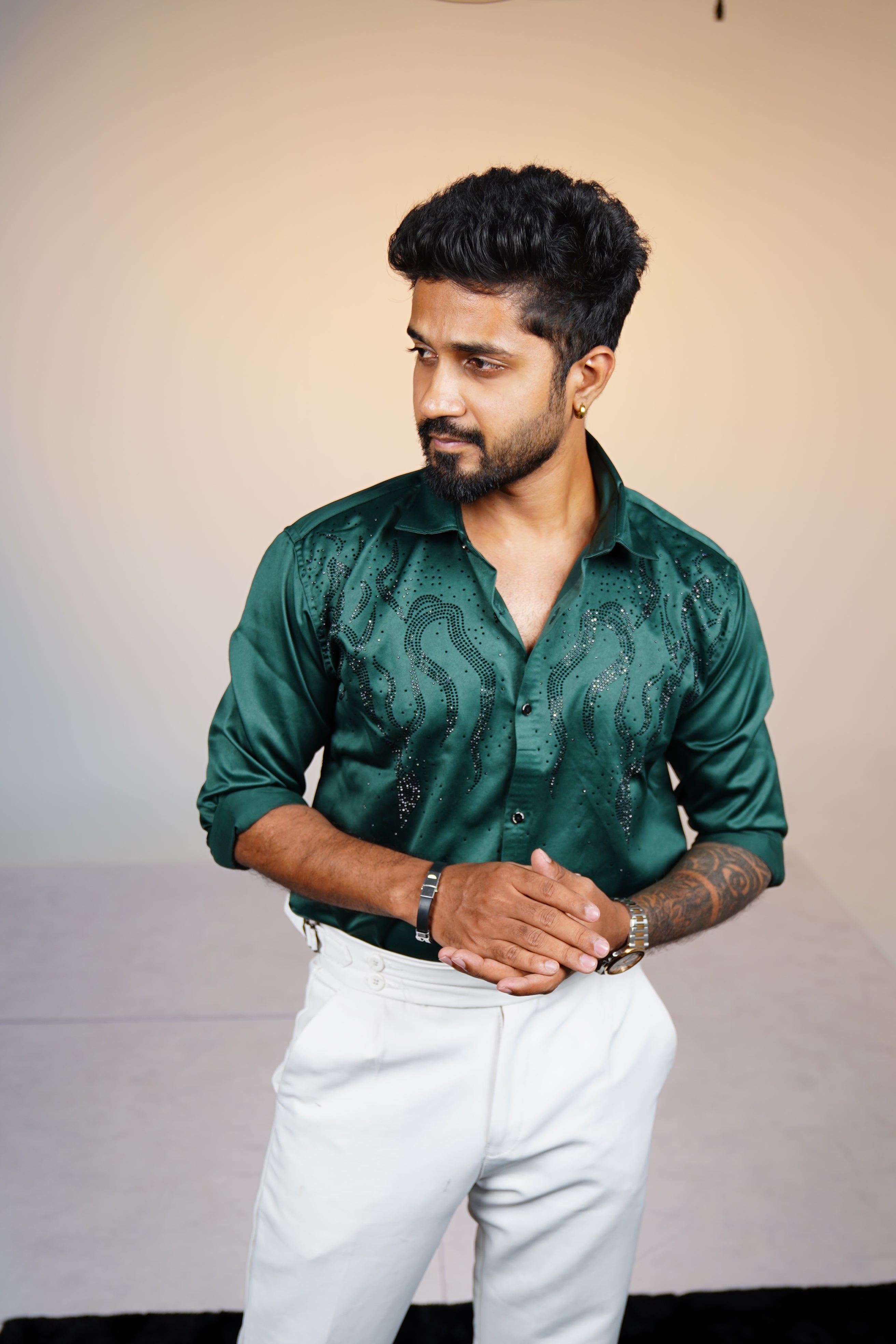 Pine Green Classic Stone Shirt
