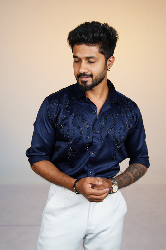 Shadow Blue Classic Stone Shirt