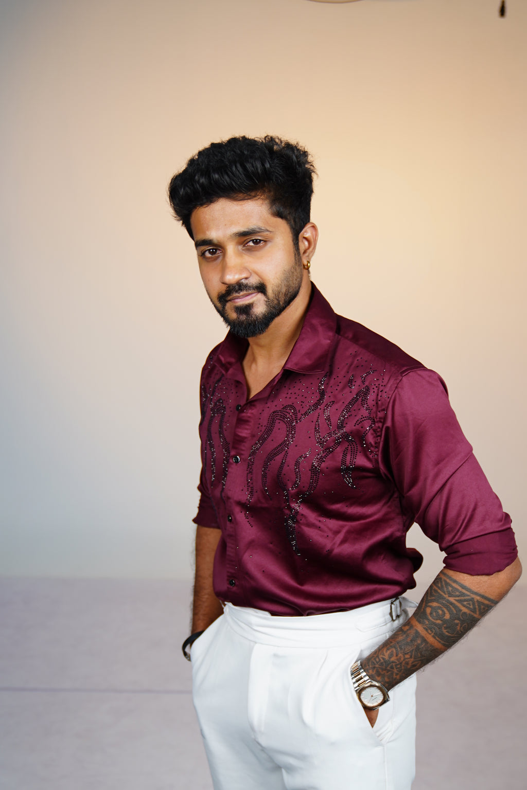 Royal Red Classic Stone Shirt