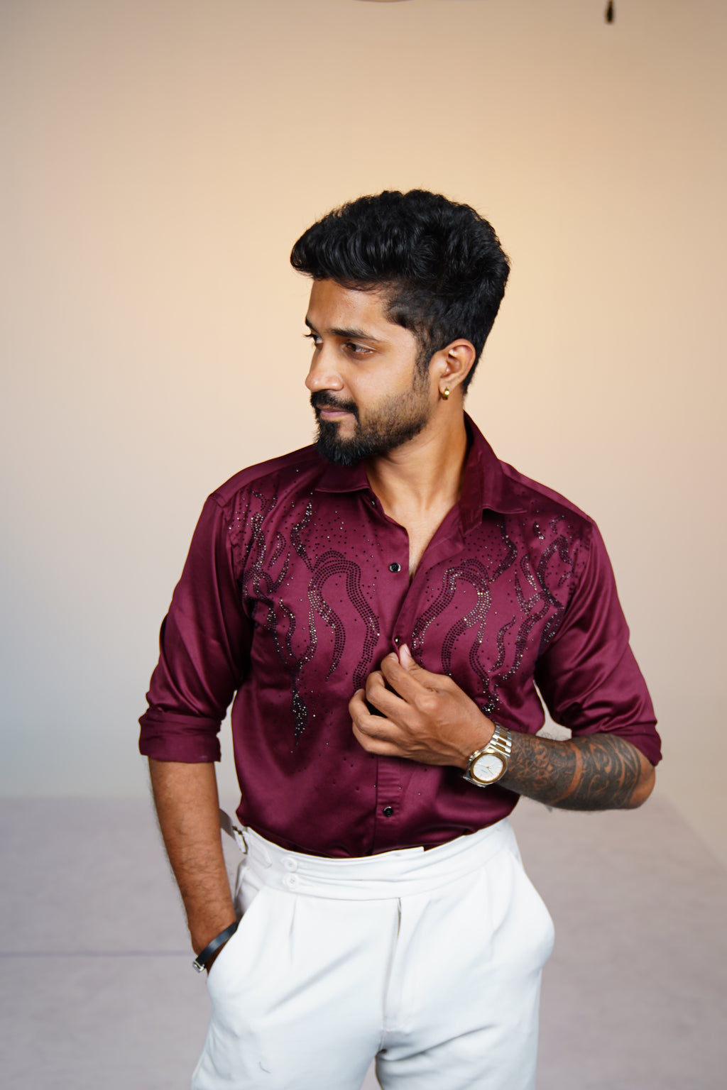 Royal Red Classic Stone Shirt