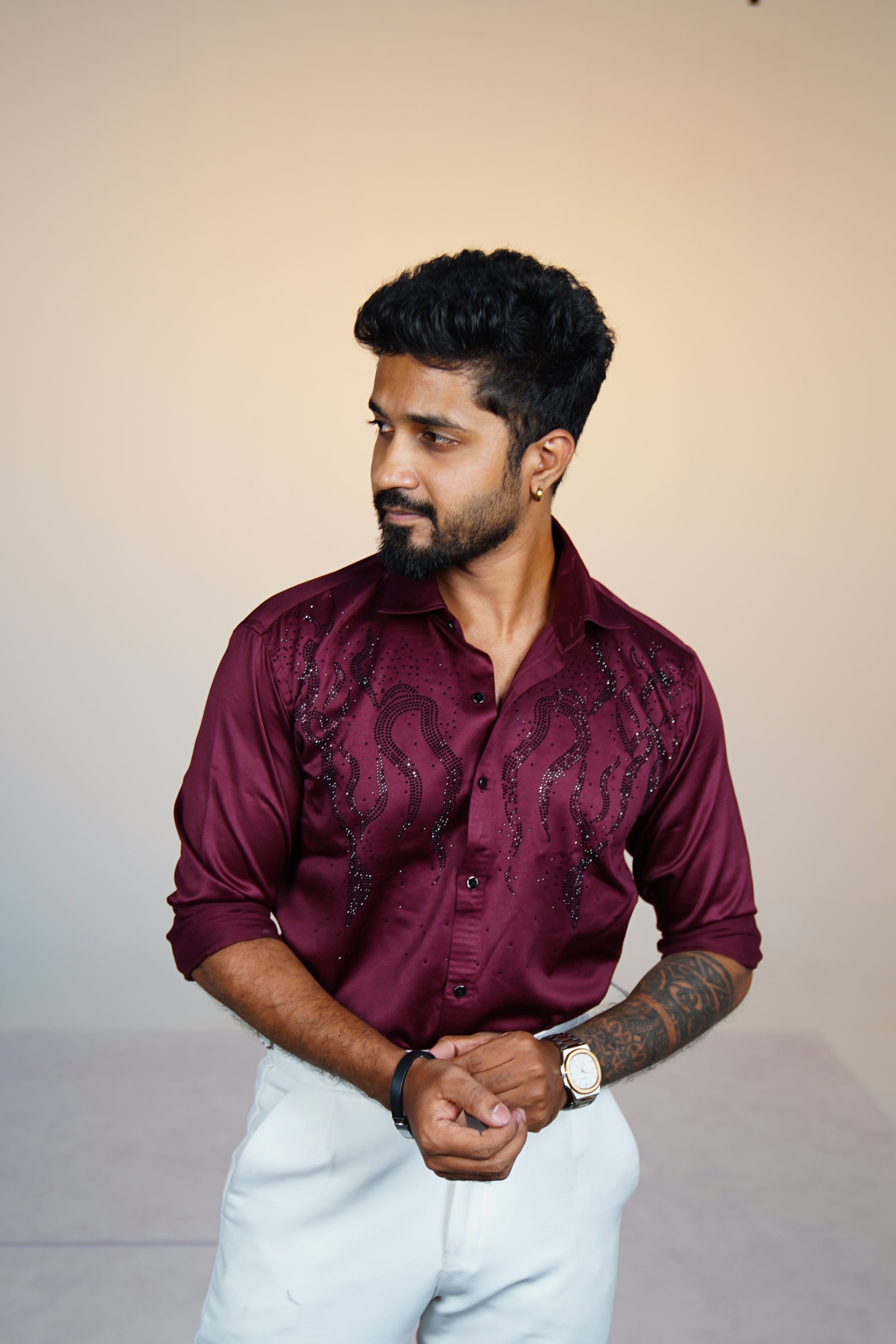 Royal Red Classic Stone Shirt