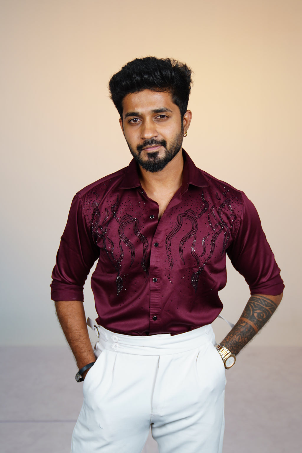 Royal Red Classic Stone Shirt