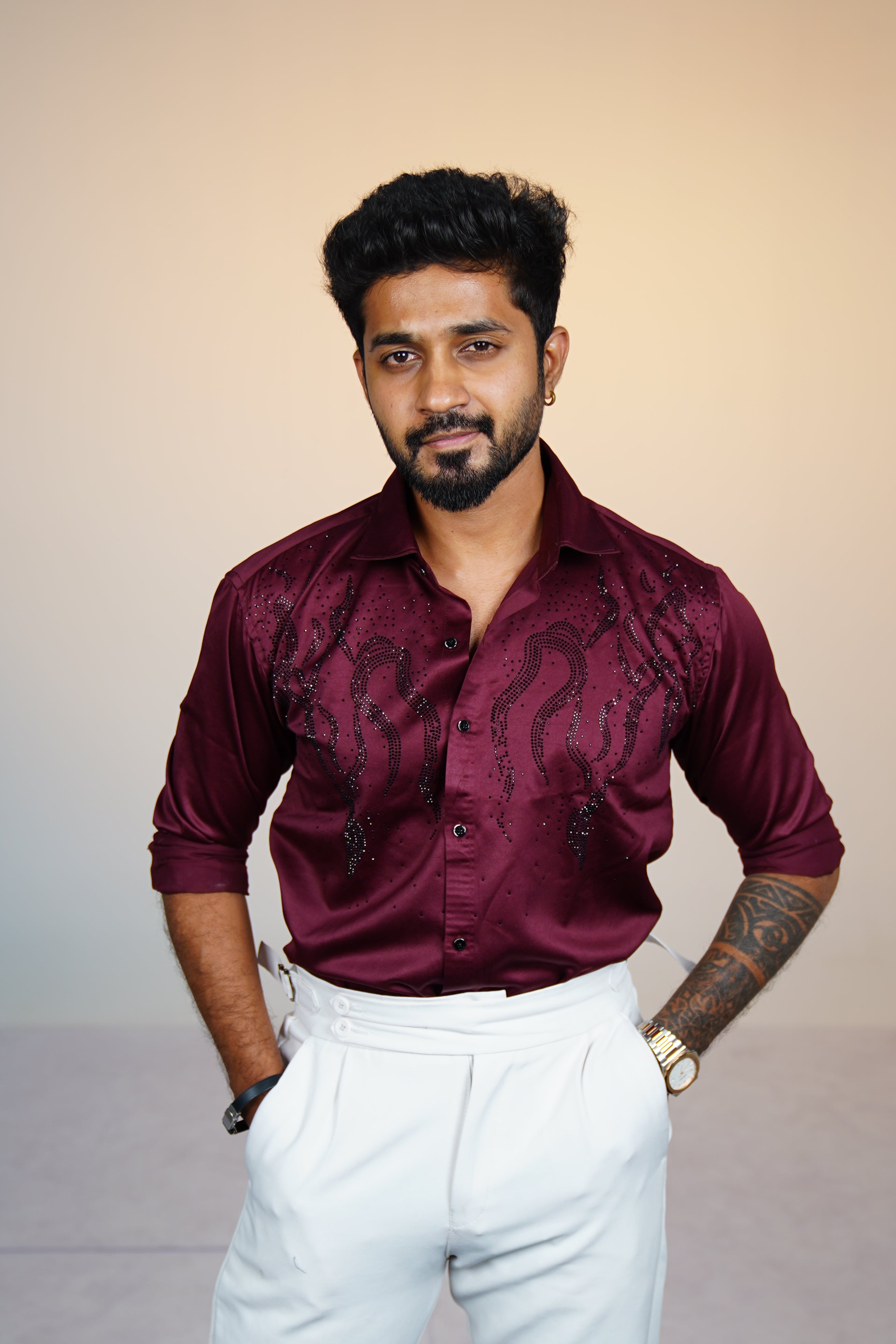 Royal Red Classic Stone Shirt