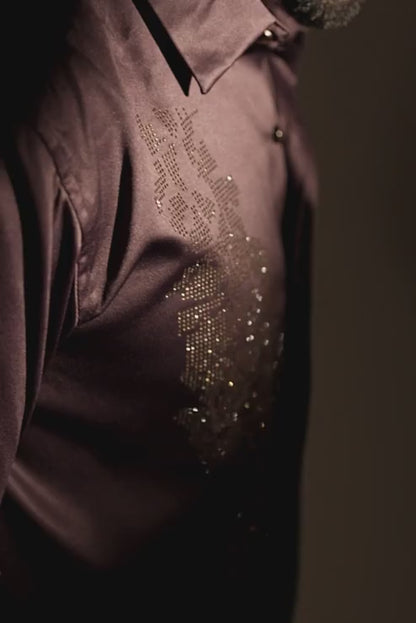 Royal Violet Apex Designer Shirt