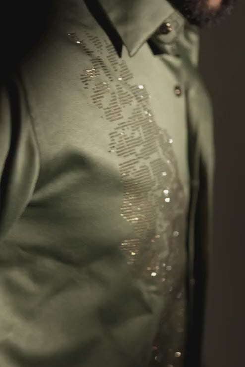 Fern Green Apex Designer Shirt
